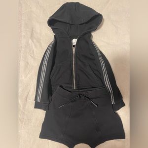 Burberry sweater and shirt set